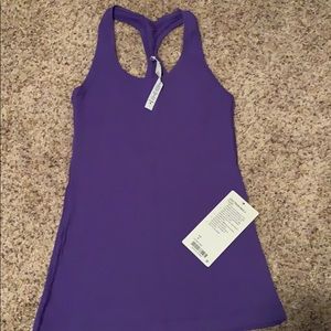 Purple lululemon tank